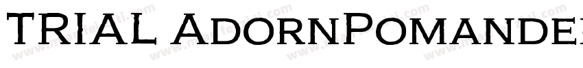 TRIAL AdornPomander字体转换